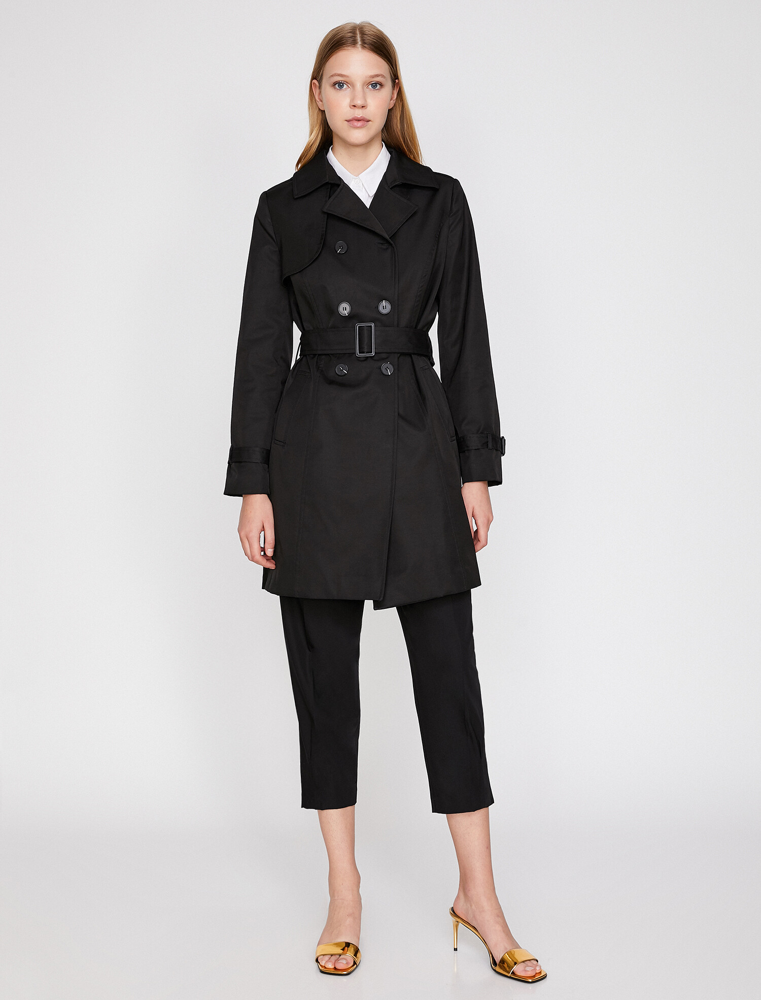 

Тренч Koton 0KAK06303EW-999 40 Black