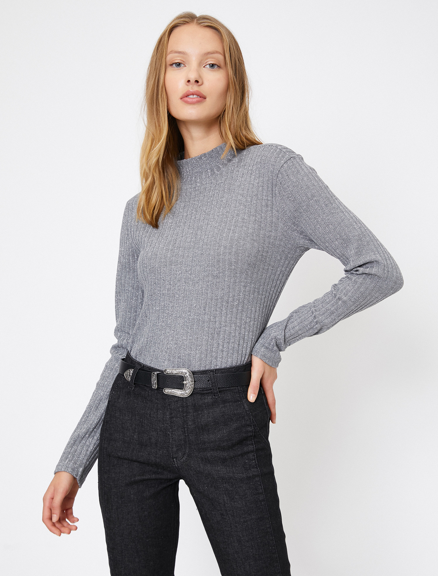 

Водолазка Koton 0KAK13287EK-047 XXL Antracite
