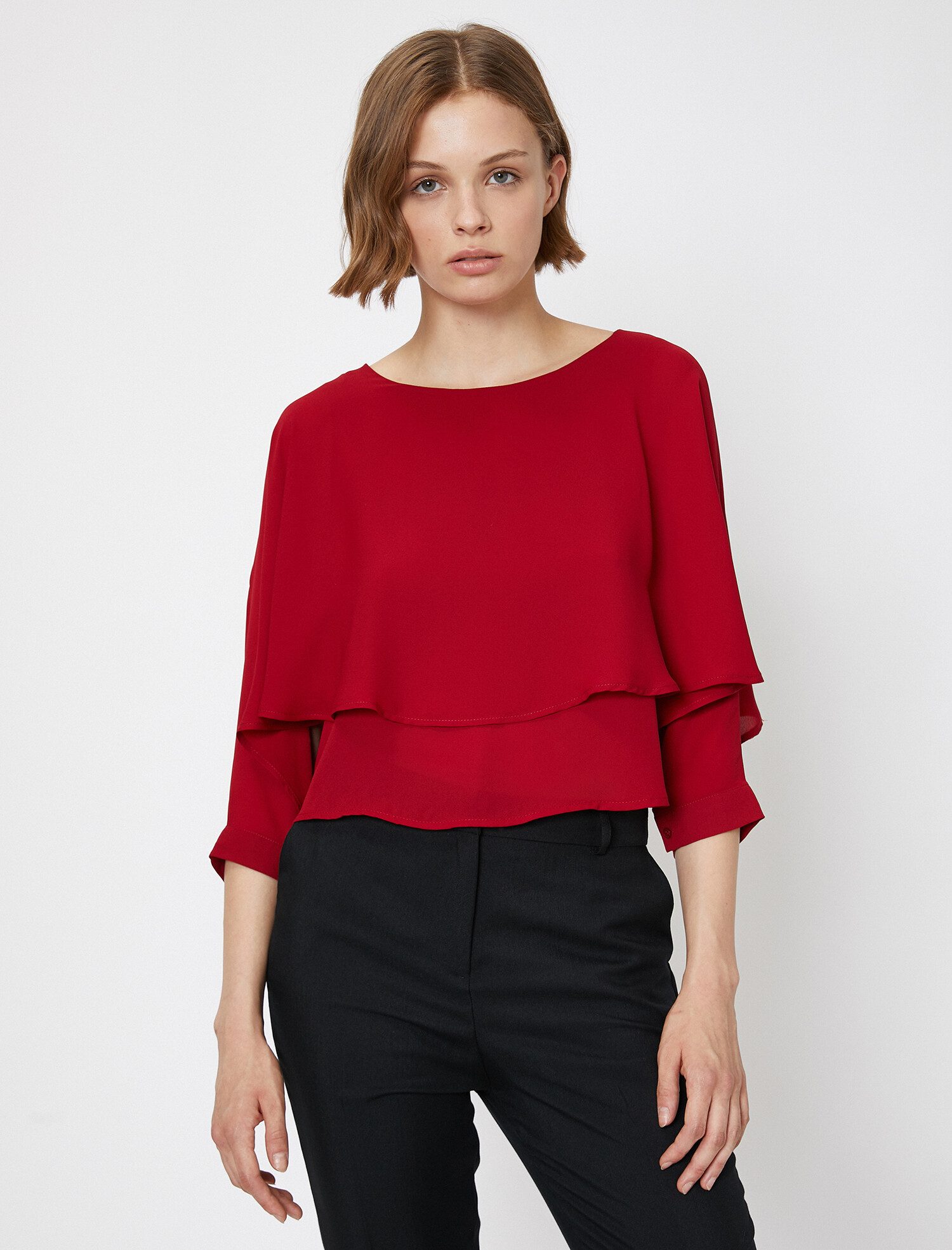 

Блузка Koton 0KAK63551EW-904  Cherry, Блузка Koton 0KAK63551EW-904 36 Cherry