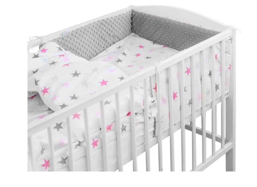 

Комплект в кроватку с бортиком BabyMam, 3 элемента