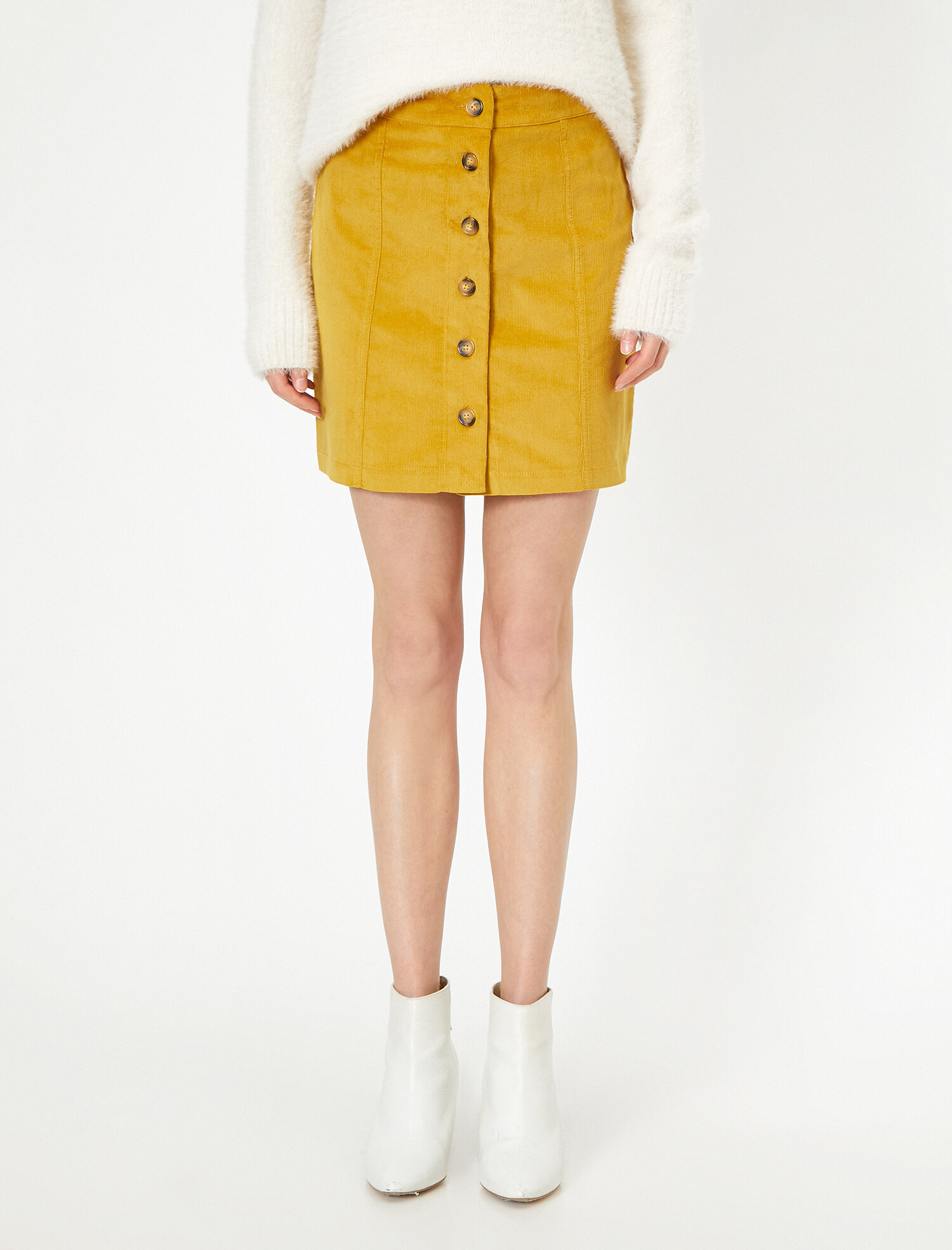 

Юбка Koton 0KAK73908MW-994 34 Mustard