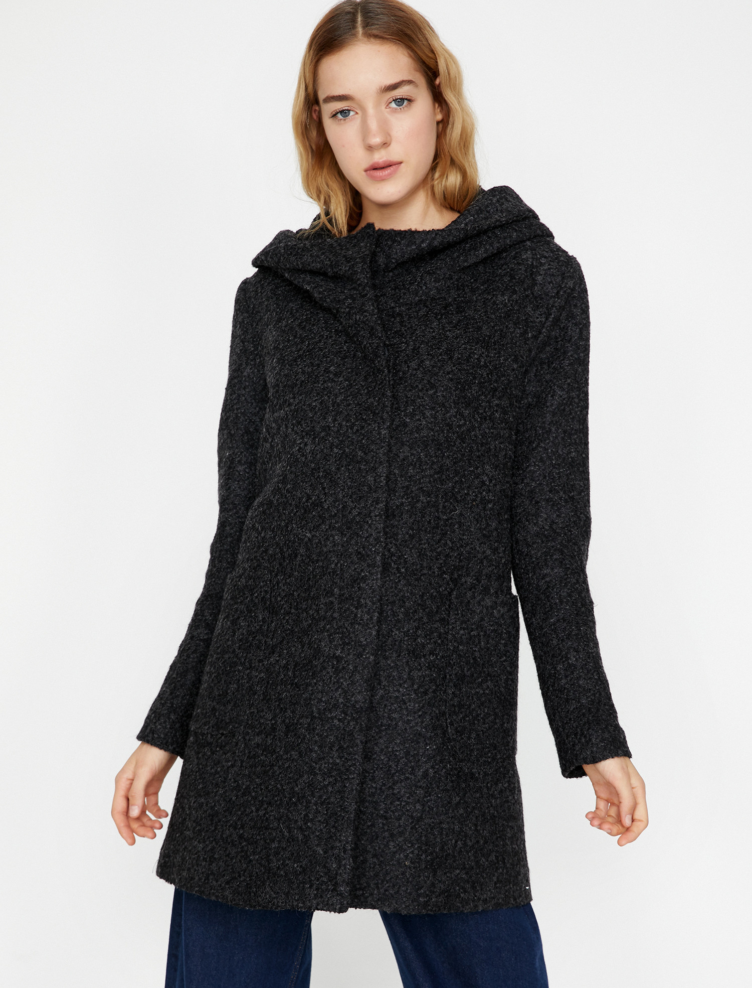 

Пальто Koton 9KAK06805EW-045 34 Antracite