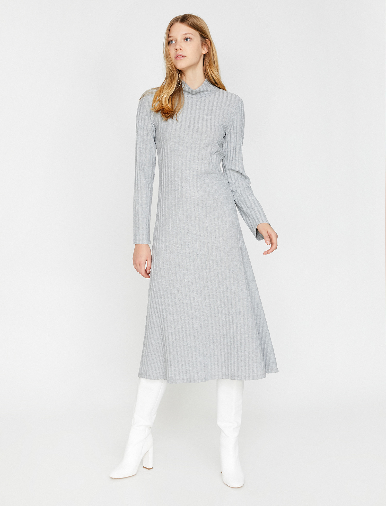 

Платье Koton 0KAK83333EK-910  Grey, Платье Koton 0KAK83333EK-910 S Grey