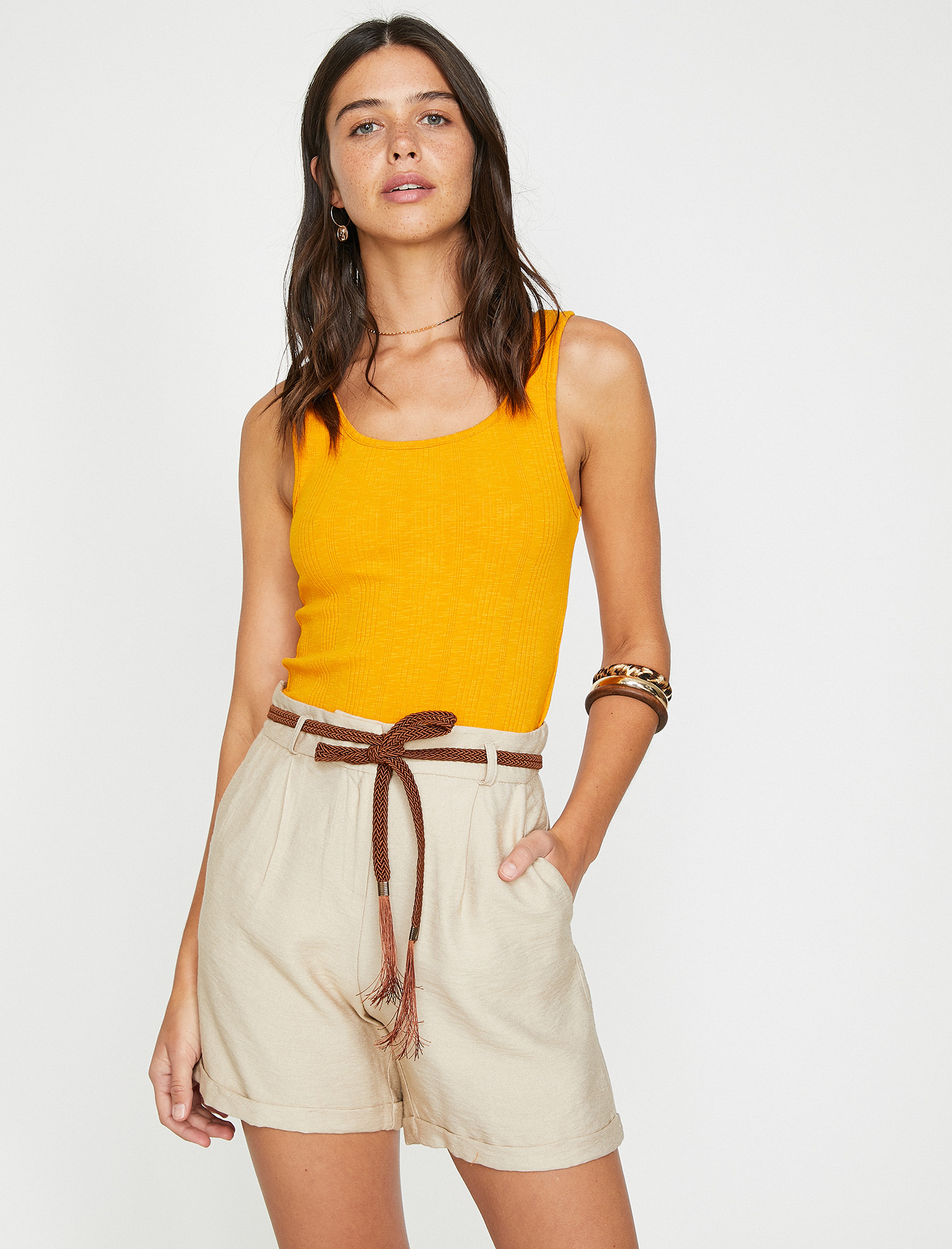 

Майка Koton 9YAL38138OK-188 M Mustard