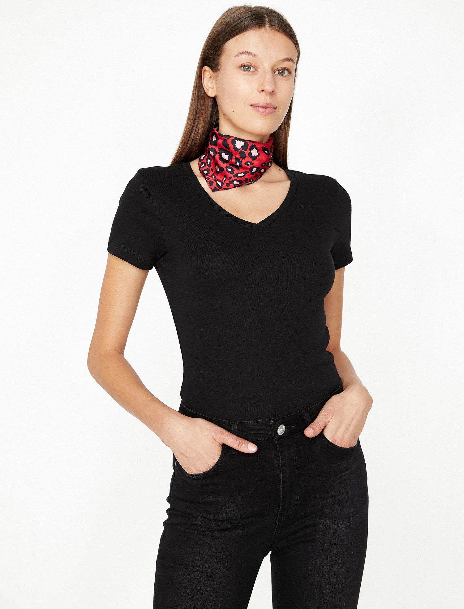 

Футболка Koton 9KTK12951SK-999 L Black