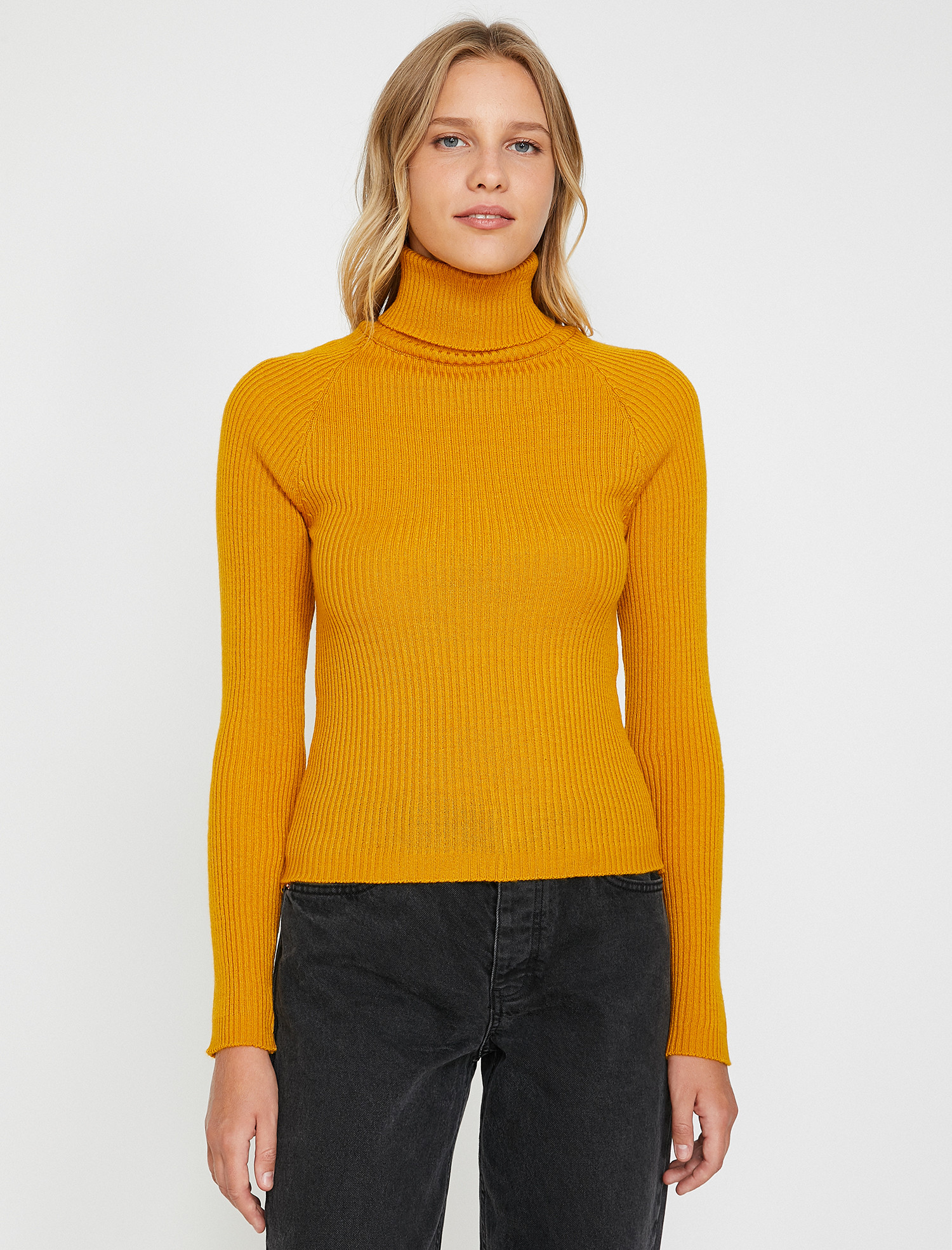 

Водолазка Koton 0KAL98848IT-196 L Mustard