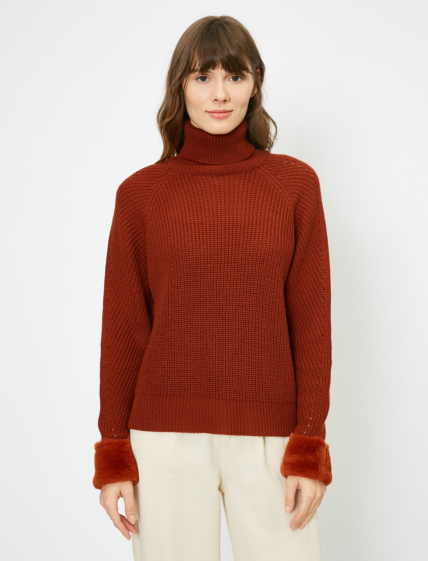 

Свитер Koton 0KAK92167HT-996 M Terracotta