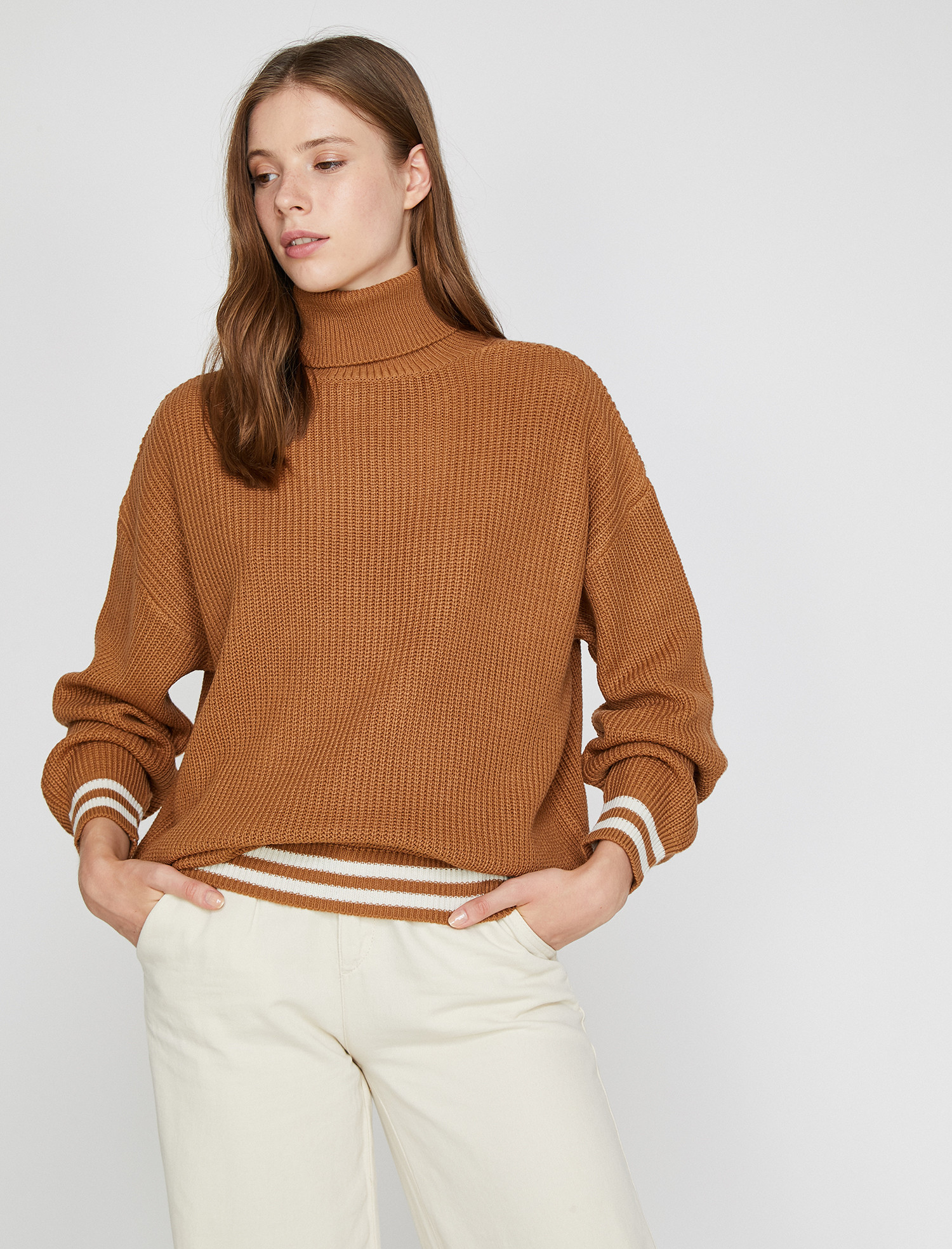 

Свитер Koton 0KAL98498IT-100 M Camel