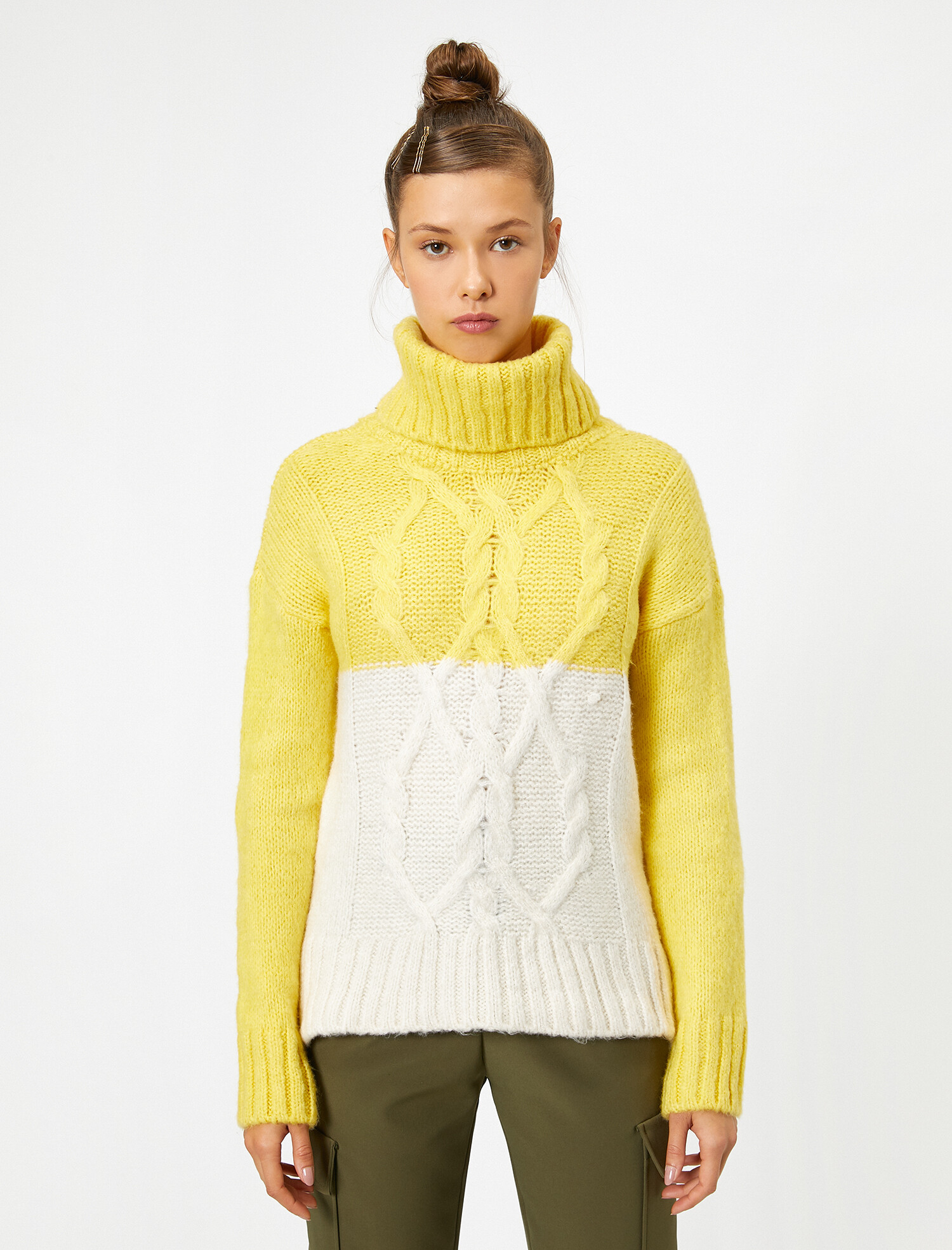 

Свитер Koton 0KAL98550OT-26V L Yellow Stripe