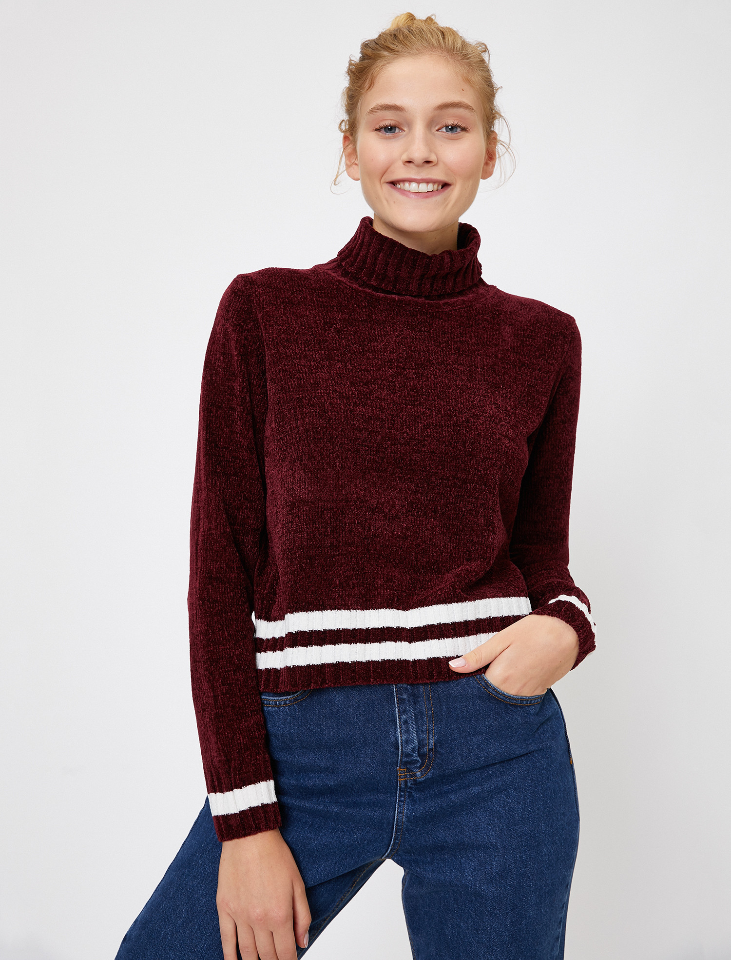 

Свитер Koton 0KAL98338OT-456 L Wine