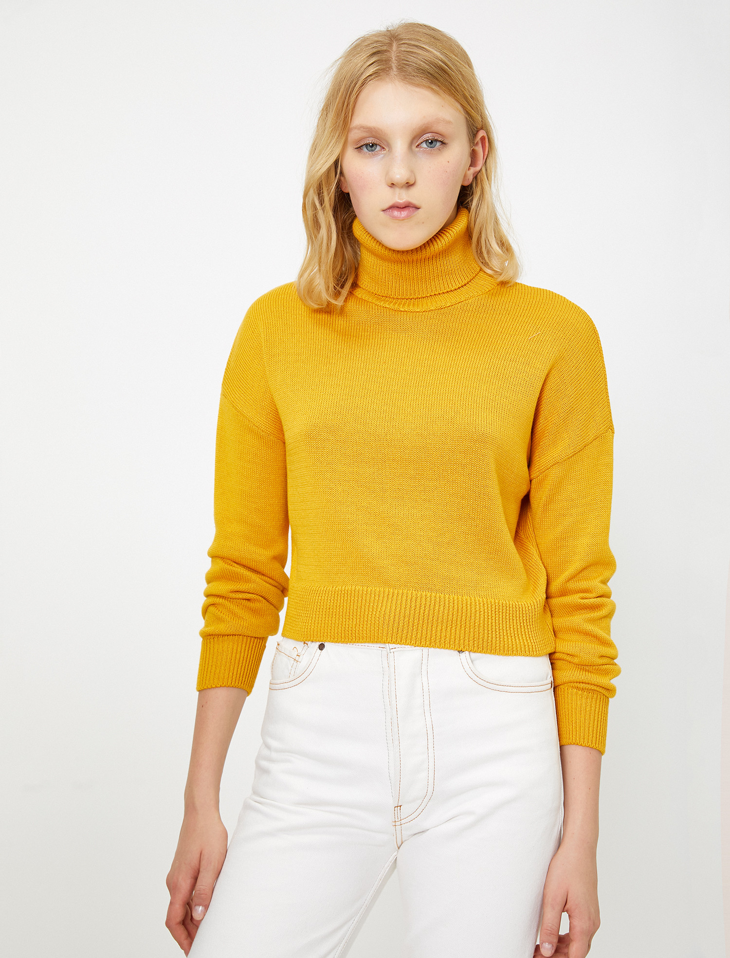 

Водолазка Koton 0KAL98965IT-159 S Mustard