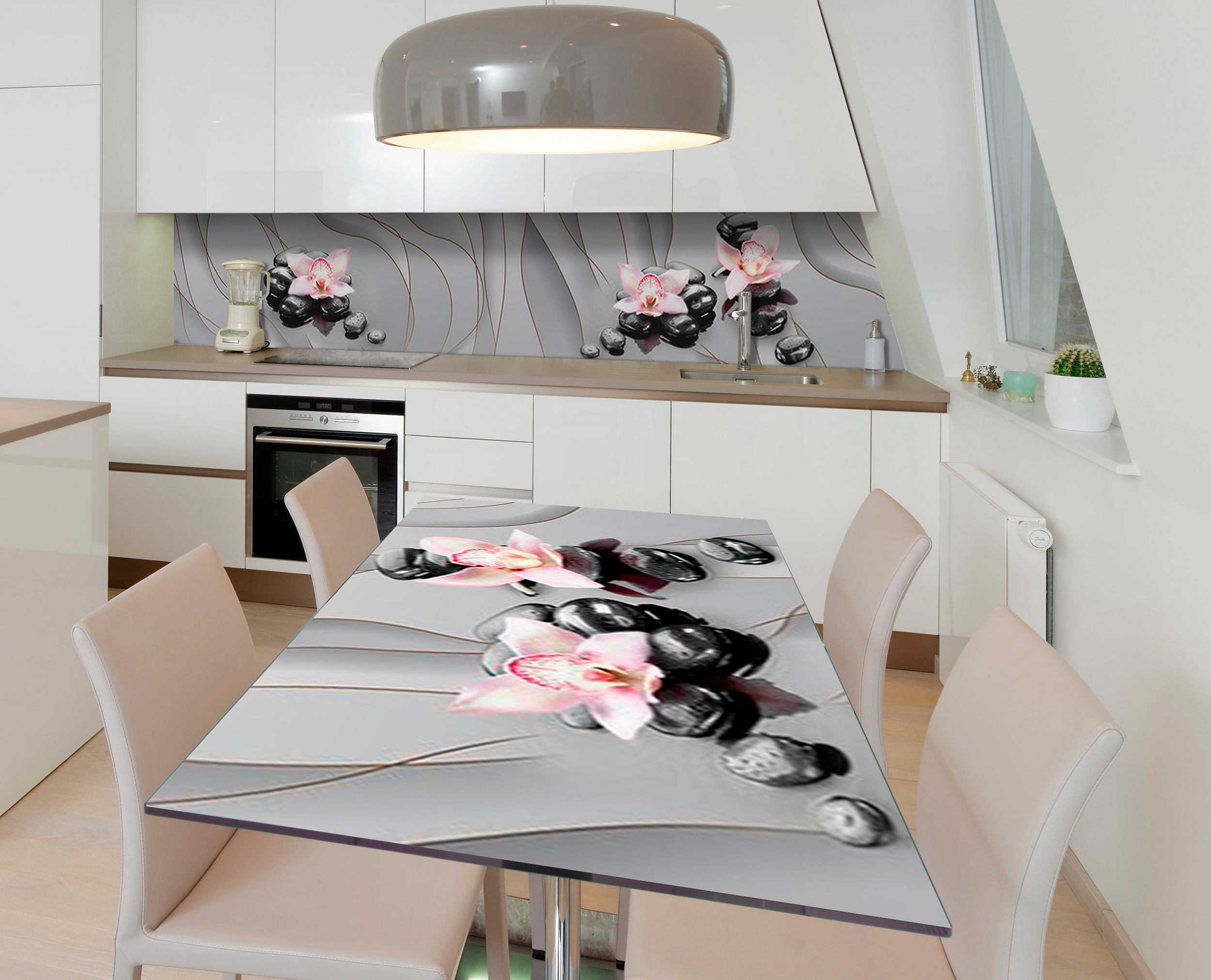 Акция на Виниловая 3D наклейка на стол Zatarga Утренняя медитация 600х1200 мм (Z185082st) от Rozetka UA