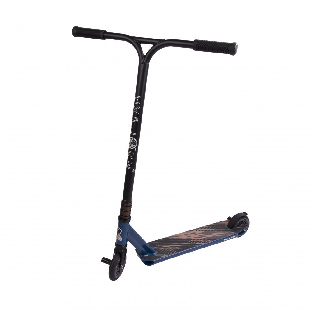 

Трюковий самокат Explore ICON II Navy Blue 110мм з пегами
