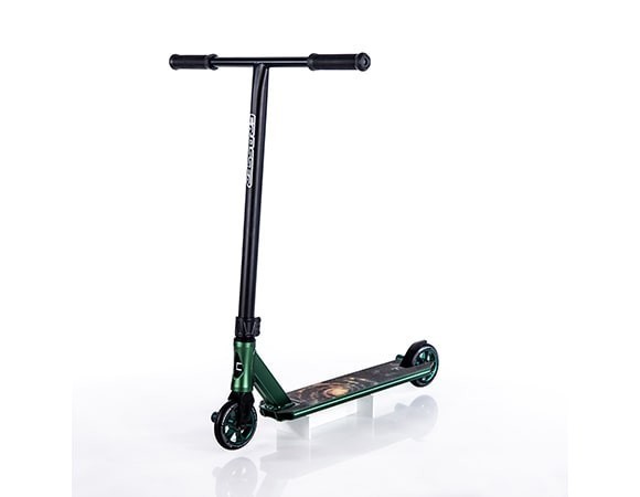 

Трюковий самокат CROSSER GHOST 110mm Green з пегами HIC