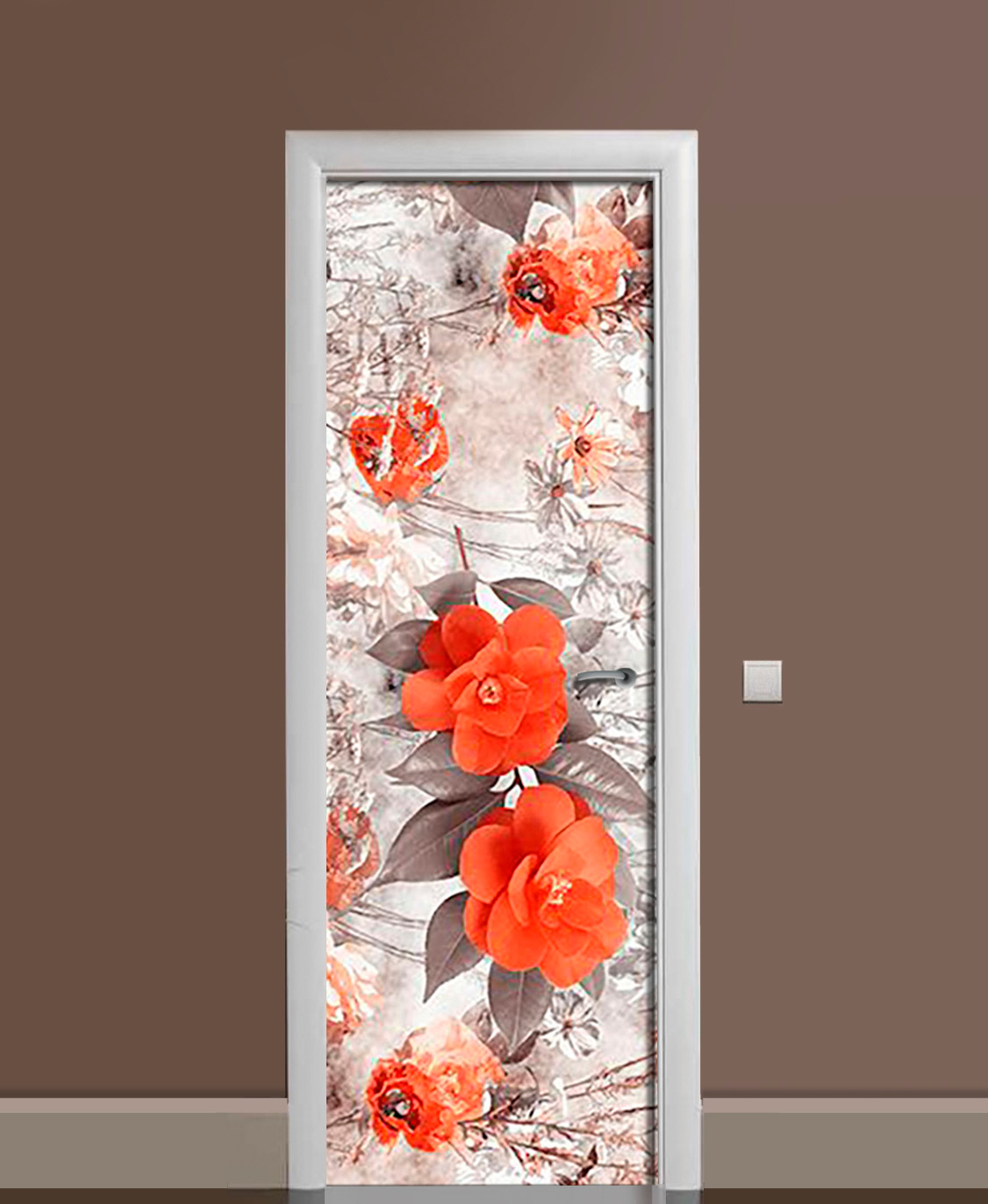 Акція на Виниловая 3D наклейка на дверь Zatarga Восхитительная охра 650х2000 мм (Z185169dv) від Rozetka UA