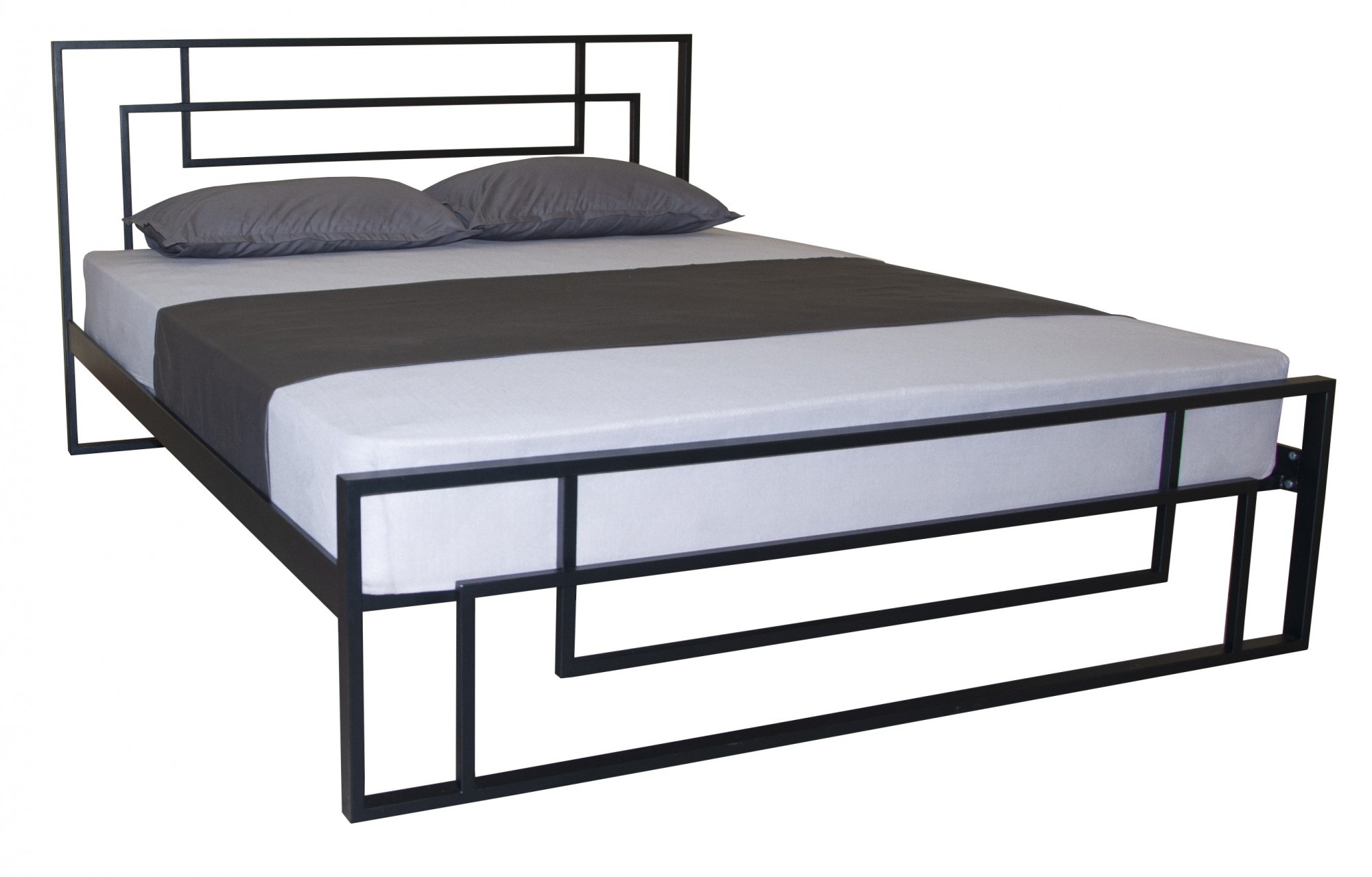 

Кровать Melbi 180х200 см металл чёрный Астра