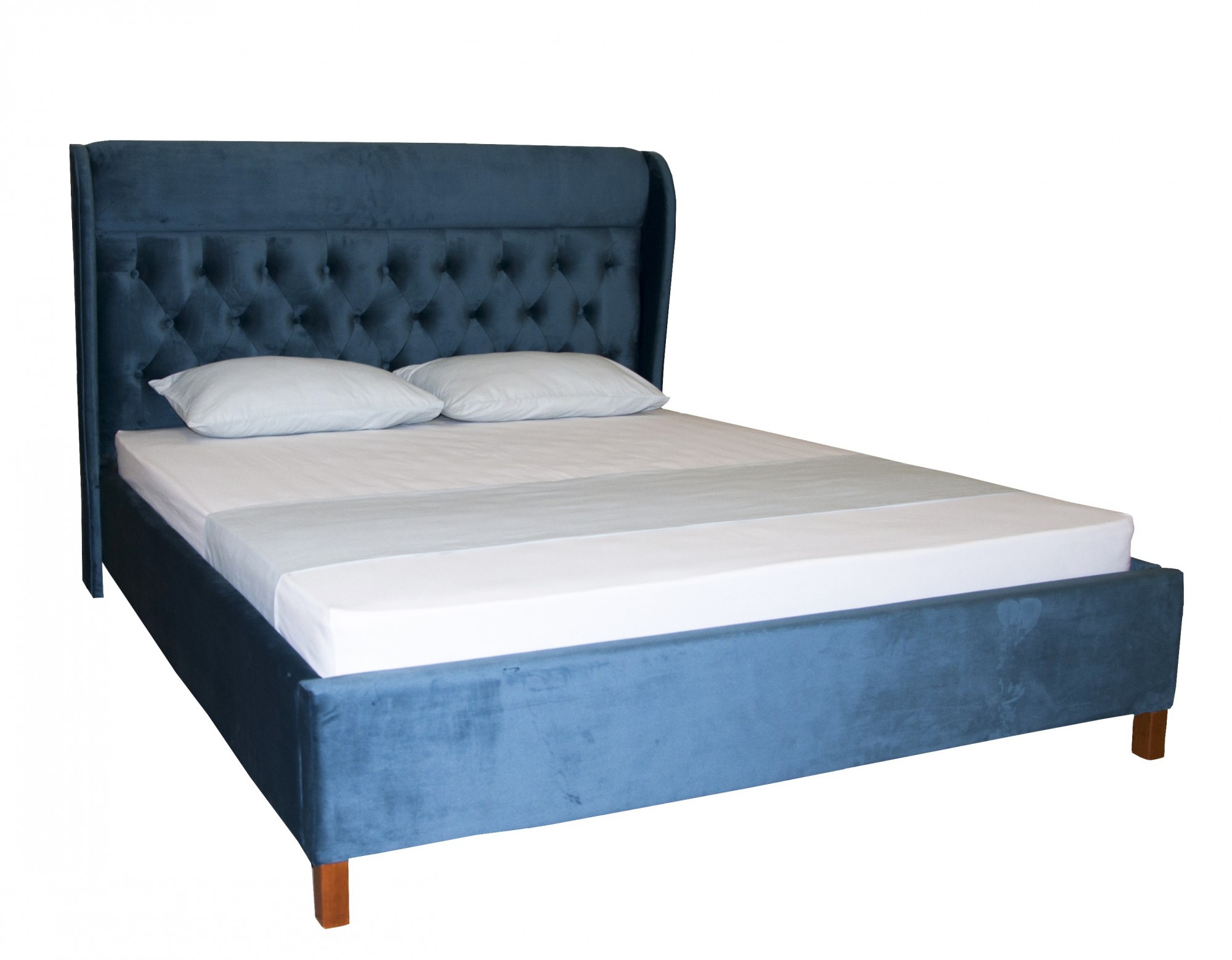 

Кровать Melbi 160х200 см голубой Тиффани