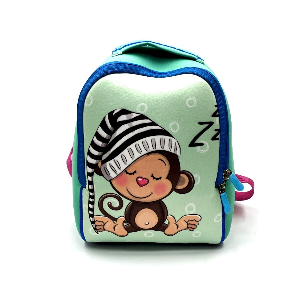 

Детский рюкзак для девочек QQ Monkey Green 0712