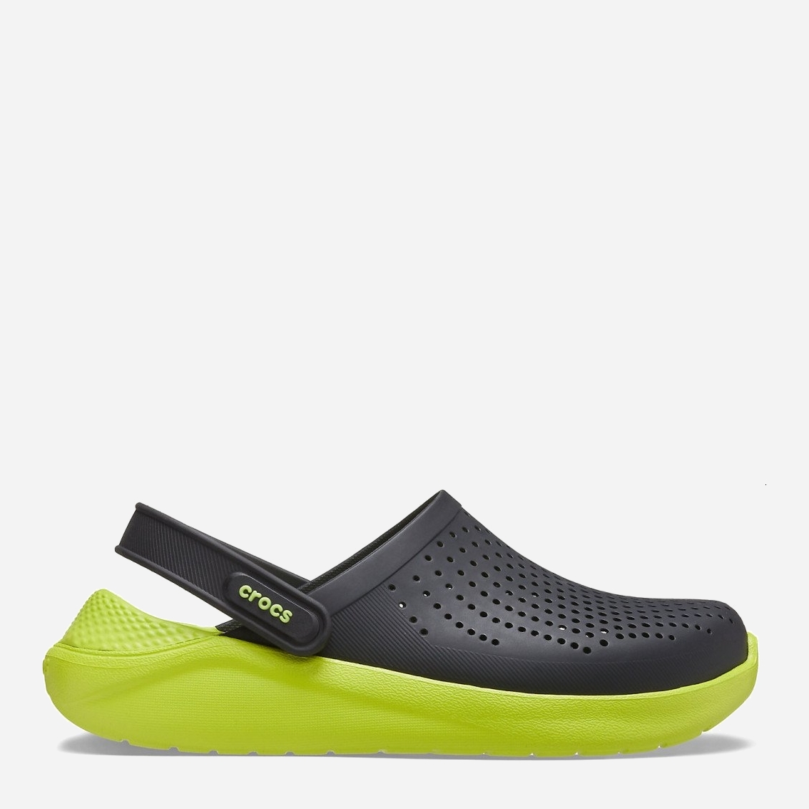 

Сабо Crocs Jibbitz Literide 204592-0GU M4/W6 36-37 22.1 см Черные/Lime Punch