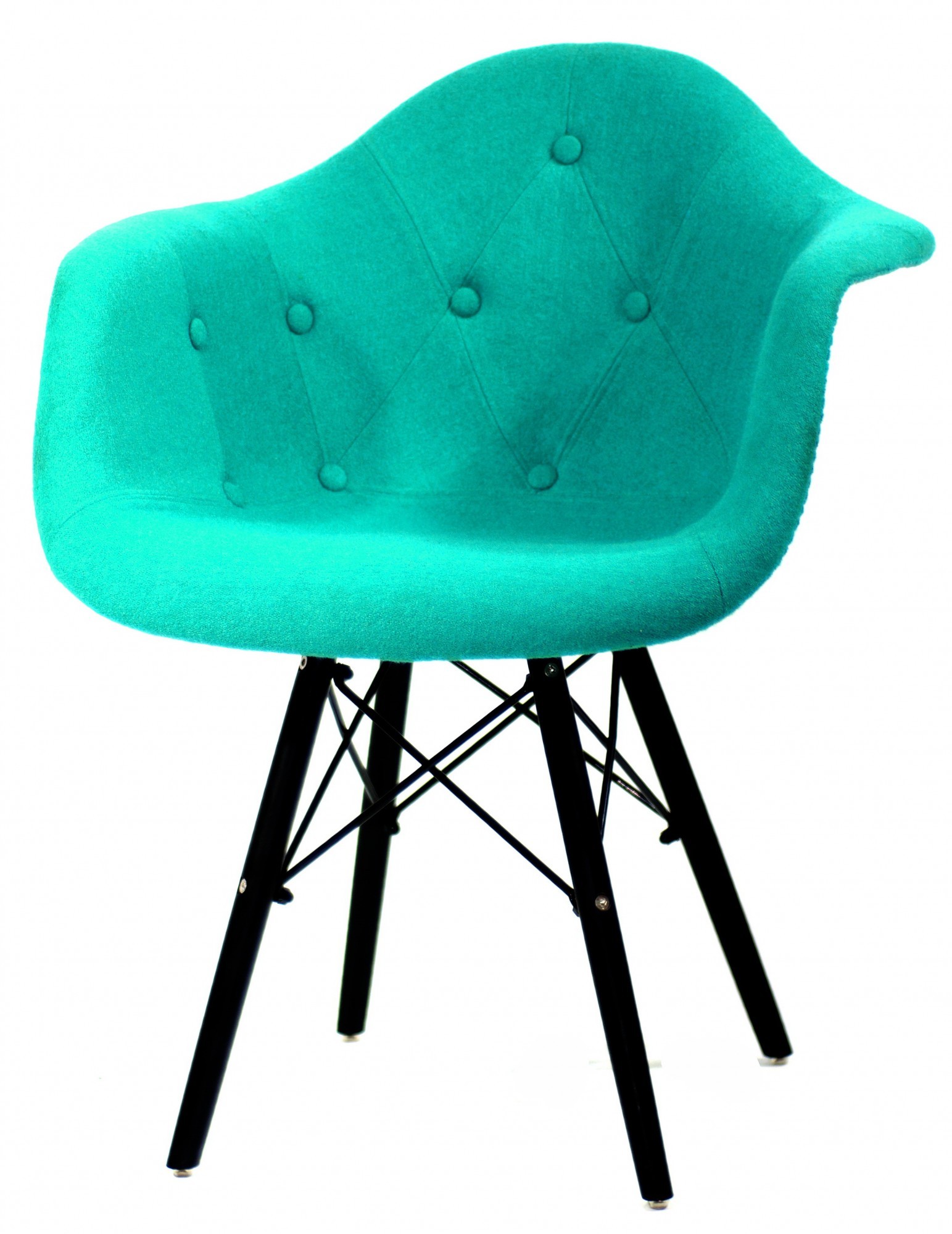 

Стул обеденный Onder Mebli LEON SOFT - BK ШЕРСТЬ БИРЮЗОВЫЙ W-18