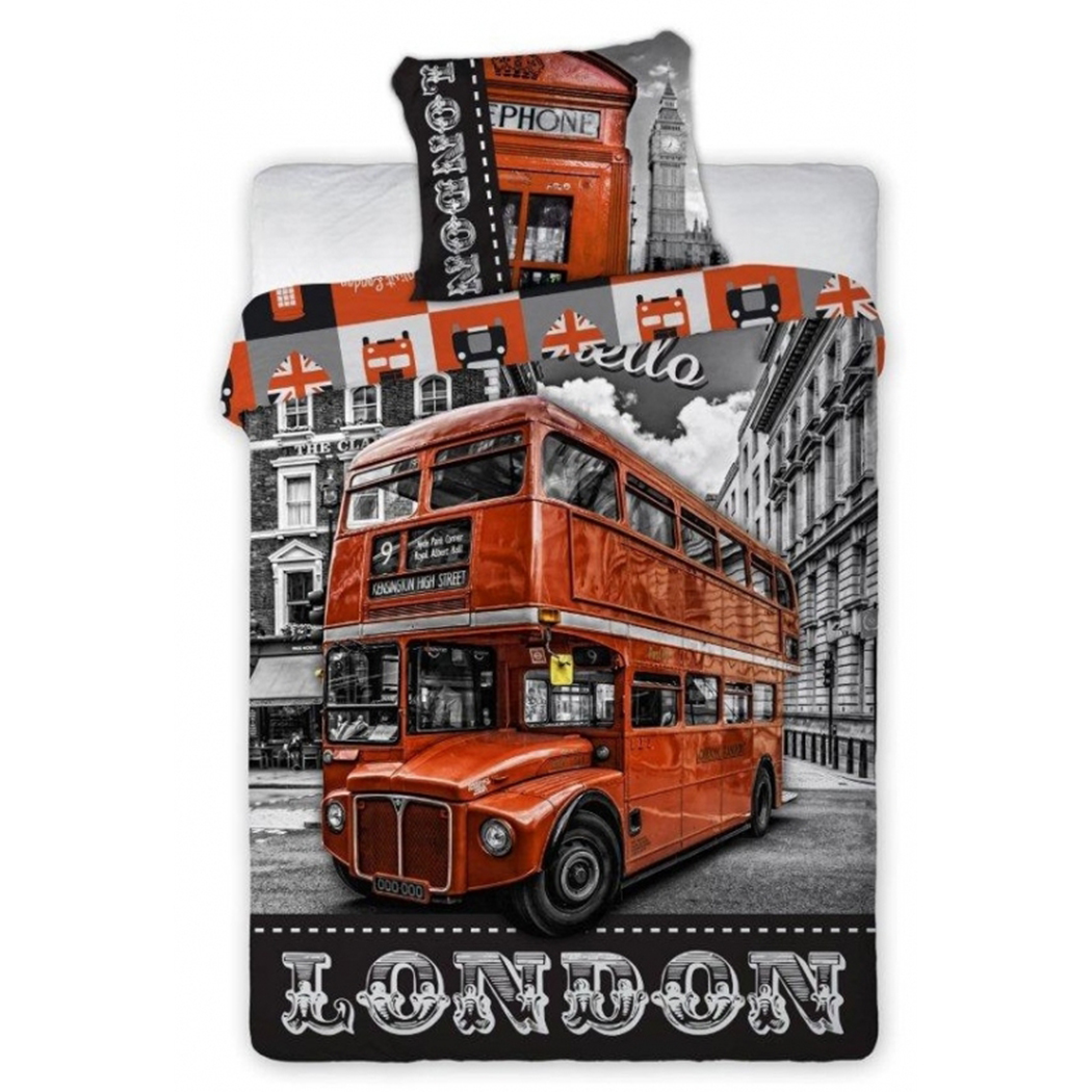 

Постельное белье Лондон London (наволочка+пододеяльник) 160x200 см