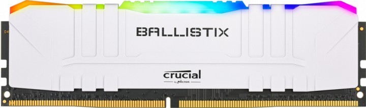 

Модуль памяти Crucial 16GB DDR4 3200 Ballistix RGB White (BL16G32C16U4WL)