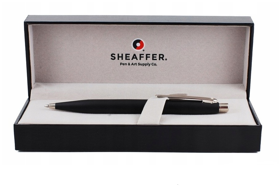 

Ручка шариковая Sheaffer, черный матовый корпус, в подарочном футляре (JS3379)