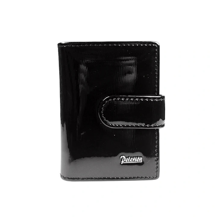

Визитница кожанная Peterson 8.5 х 10.5 х 2 см черная (BC103 BLACK)
