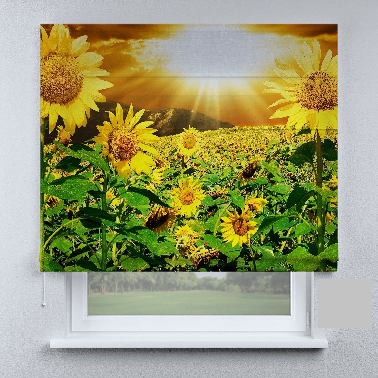 

Римские шторы DECOLIV подсолнухи 130*170 см