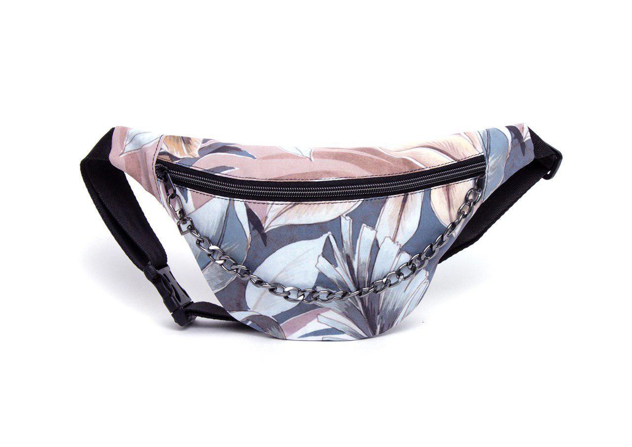 

Сумка поясная женская Diller Pastel Leaves