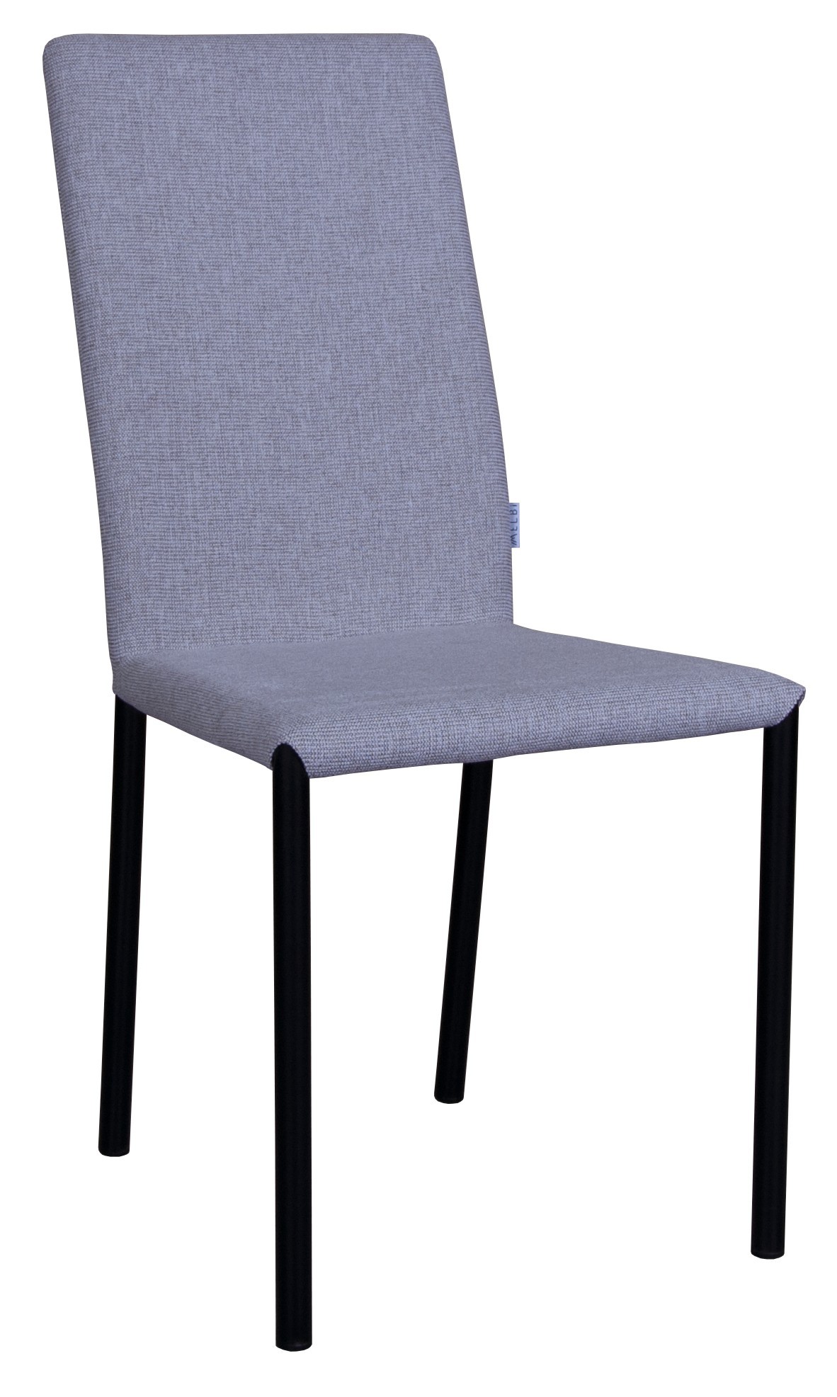 

Комплект стульев Melbi 2 шт. светло серый + чёрный Сиэтл