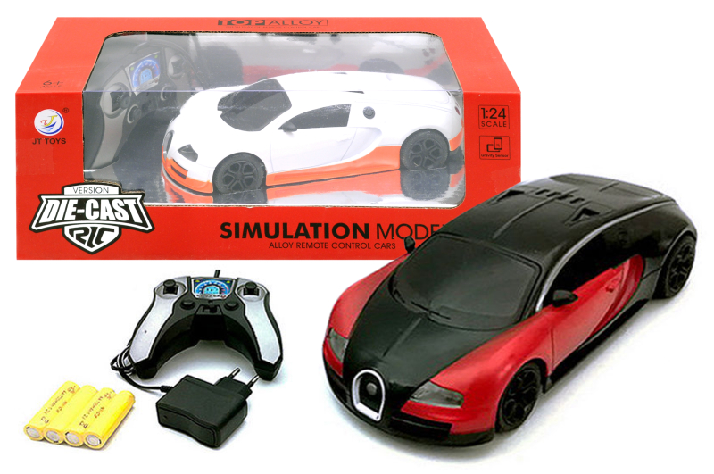 

Машинка на р/к A-Toys "Bugatti" 1:24 30*156*111см різнобарвний JT040