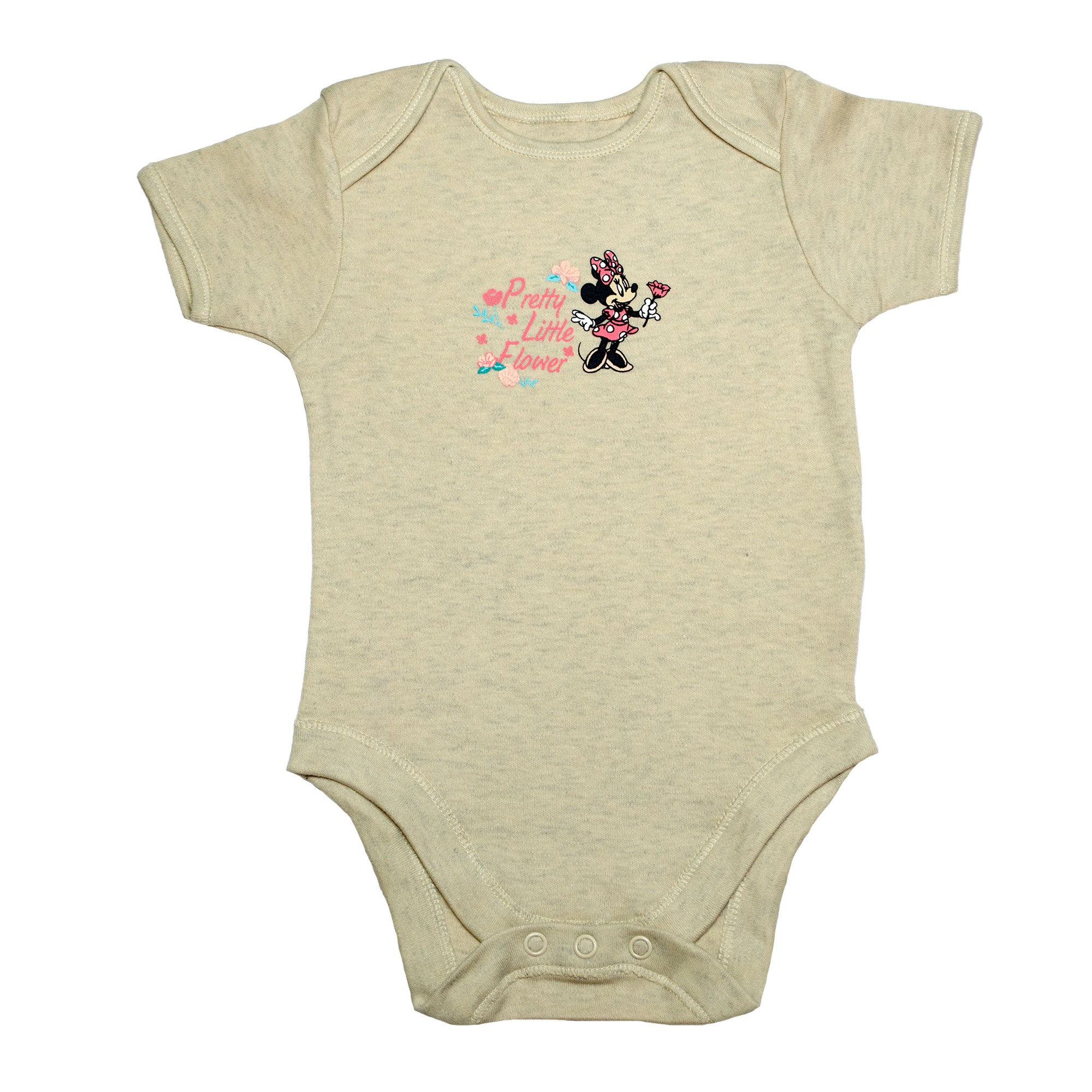 

Боди для девочки ( 1 шт ) George серый с Минни Маус на кнопках с короткими рукавами 9-12М (74-80 см) 1225