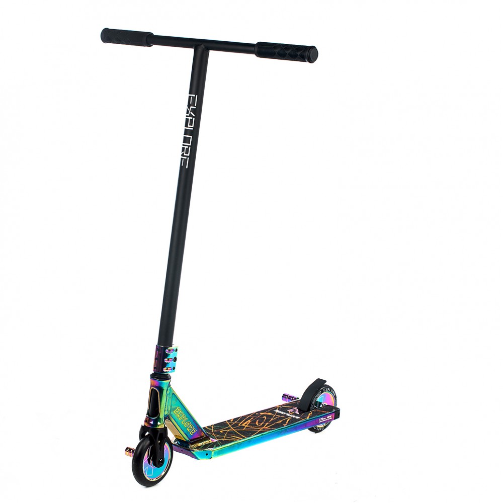 

Самокат трюковый Explore Flamina DELUXE Aggressive Неон 2021