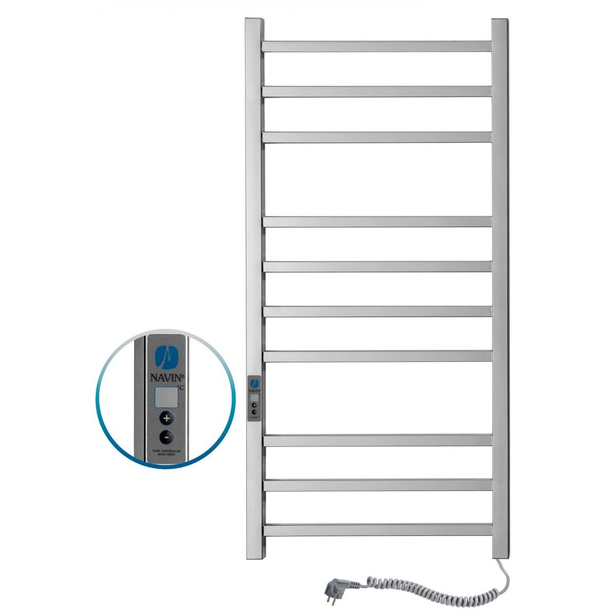 

Рушникосушарка електрична NAVIN Loft 500х1000 Digital права
