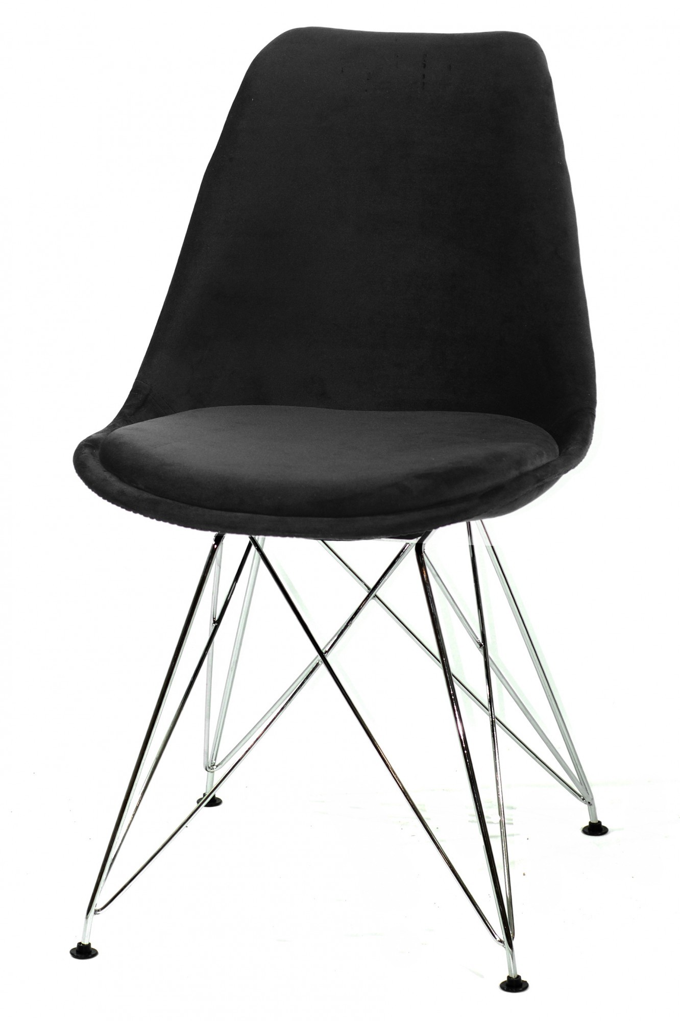 

Стул обеденный Onder Mebli MILAN SOFT CH - ML БАРХАТ ЧЕРНЫЙ B-4