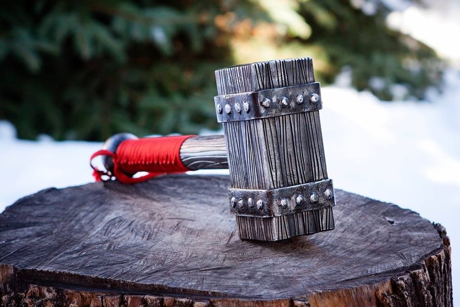 

Подарок для мужчины молот Asgard кованый ручной работы hammer-6