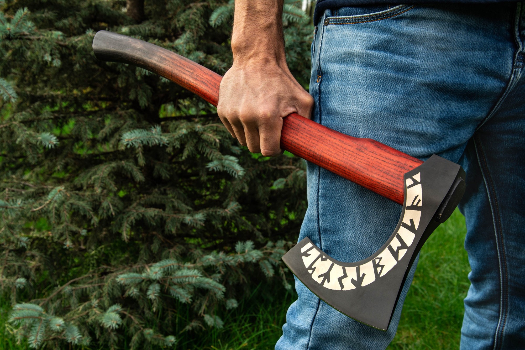 

Подарок для Мужчины топор Asgard кованый ручной работы axe-as-12