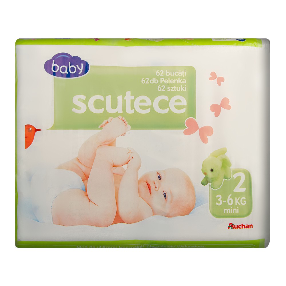 

Підгузки BABY SCUTECE 2 62 шт.