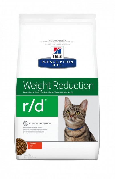 

Сухой диетический корм для котов (Хиллс) Hill's Prescription Diet Feline r/d, для снижения избыточного веса с курицей 1.5 кг (052742918709)