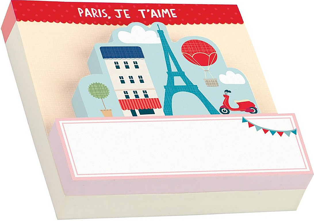 

Shaped Memo Pads: Paris