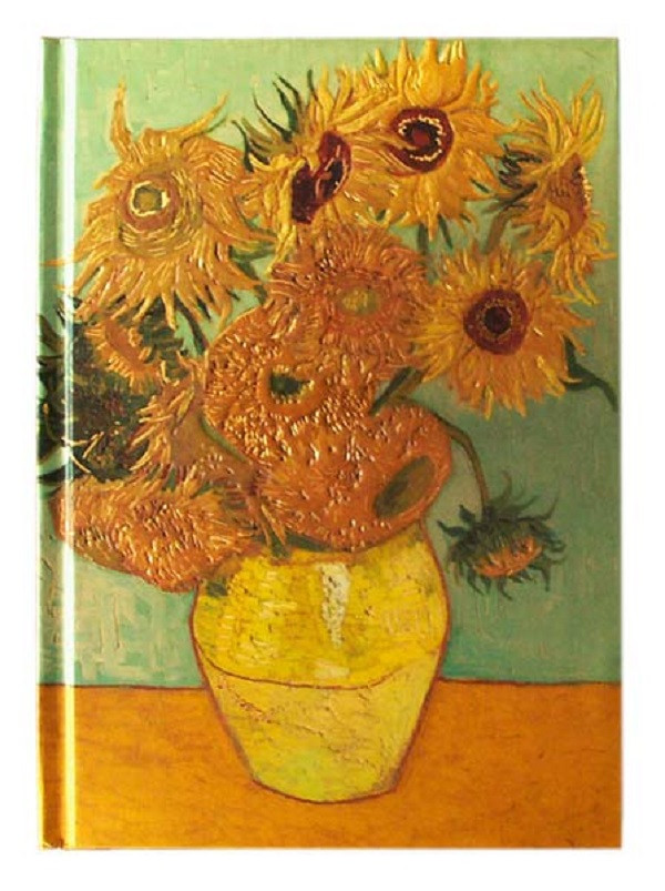 

Van Gogh Sunflowers. Foiled Journal