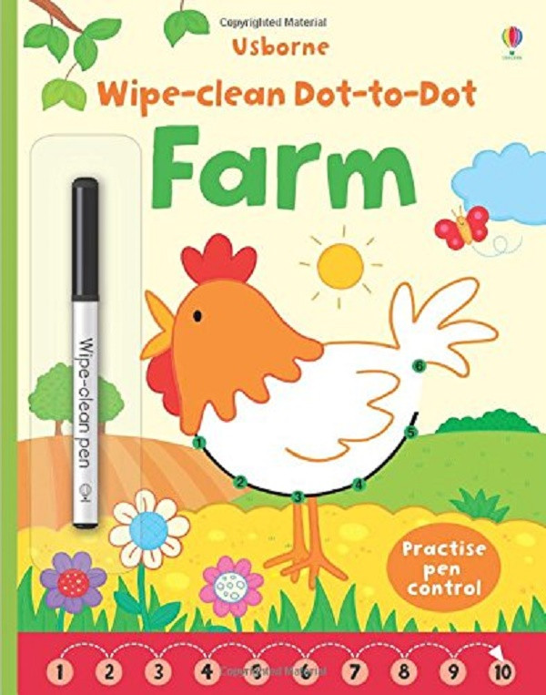 

Wipe-Clean: Dot-to-Dot Farm