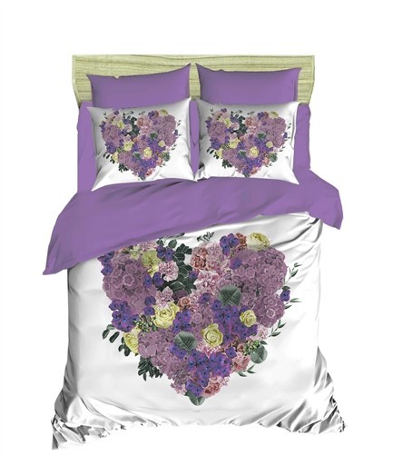 

Комплект постельного белья LightHouse Ranforce 3D Violette 200х220 см