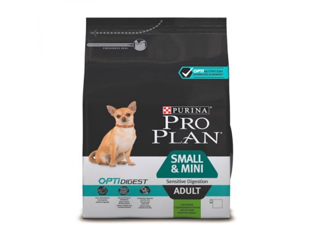 

Сухой корм Purina Pro Plan Dog OptiDigest для мелких собак с чувствительным пищеварением 3 кг