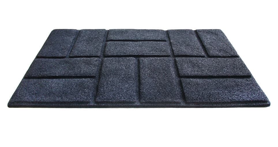 

Придверный коврик Izzihome Torn Brick 50х75 графит