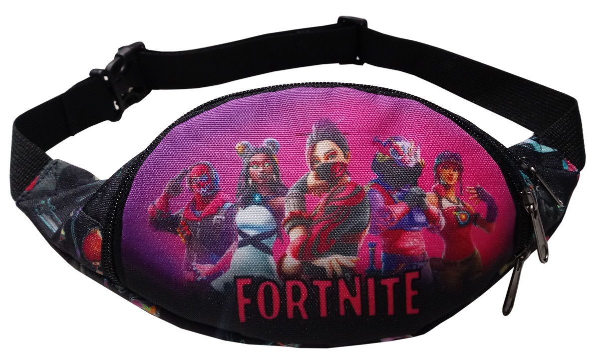 

Сумка-бананка Tiger Rio Print+ Fortnite красная S219170
