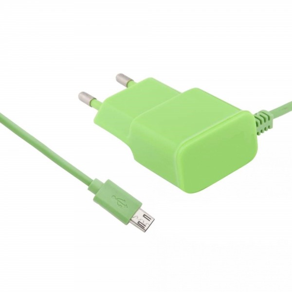 

Сетевое зарядное TTech AB-01 Micro USB Green (BS-000063124)
