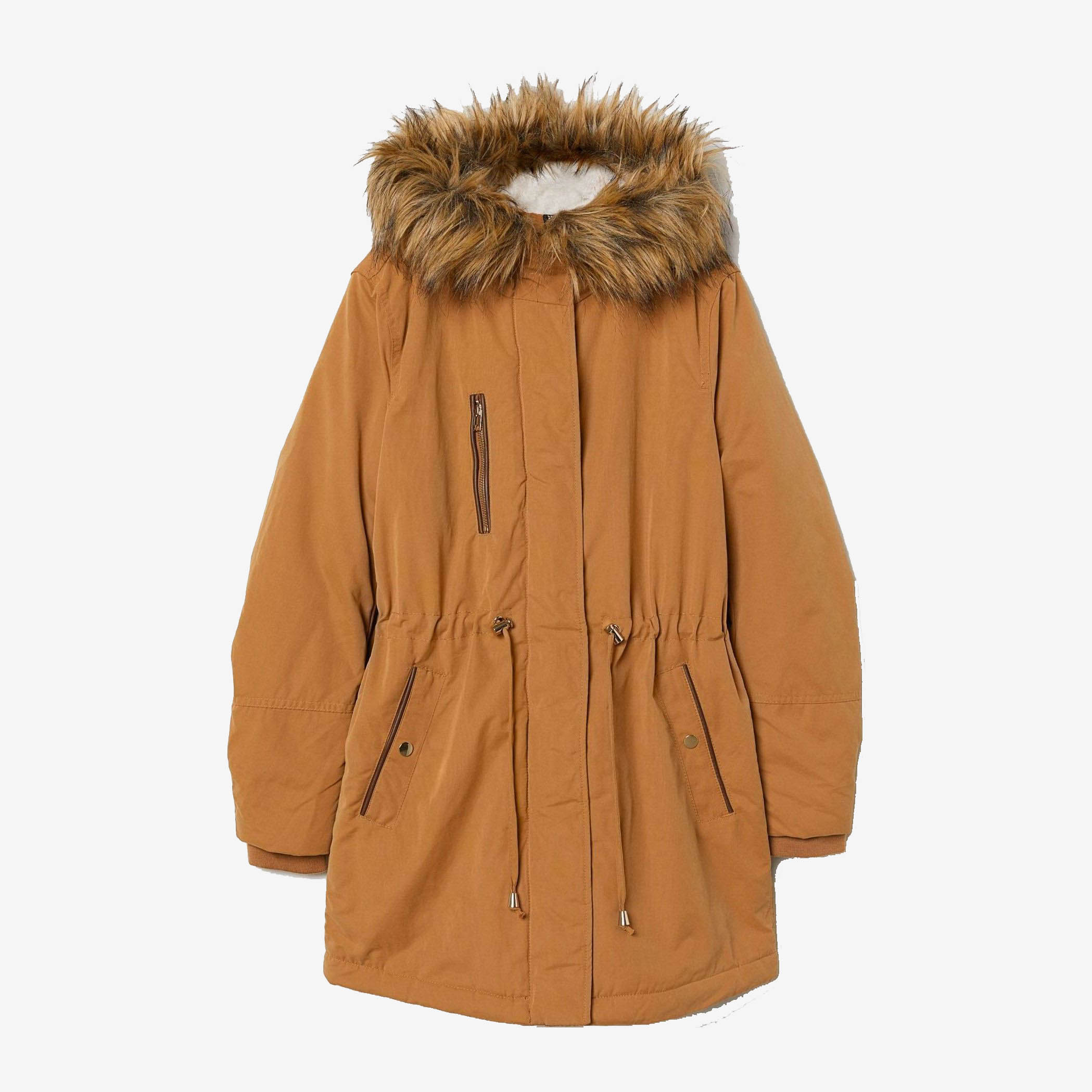 

Парка H&M 6935088  Светло-коричневая, Парка H&M 6935088 L Светло-коричневая