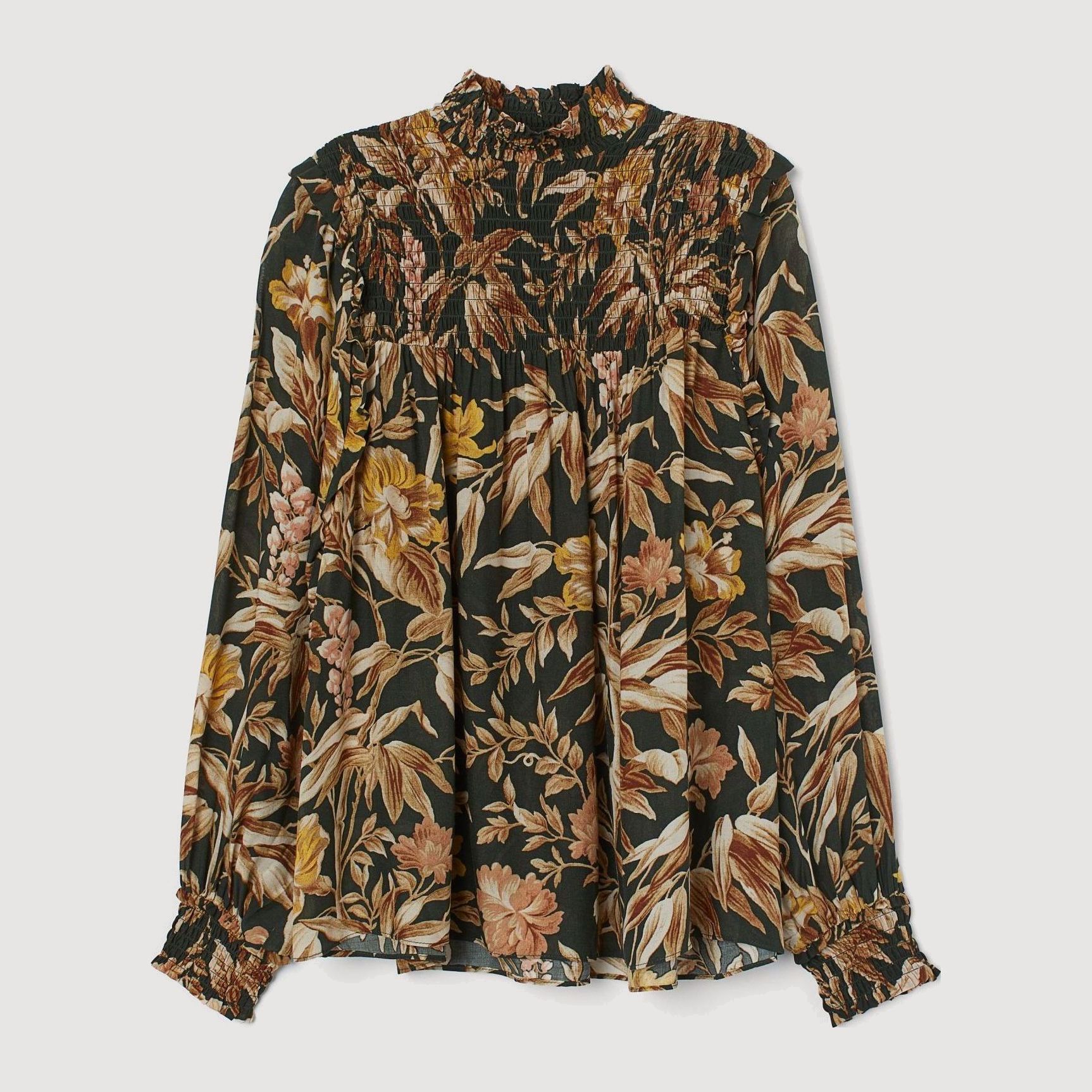 

Блузка H&M 1103-7971640  Темно-зеленая, Блузка H&M 1103-7971640 42 Темно-зеленая